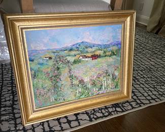 Oil painting, Vermont