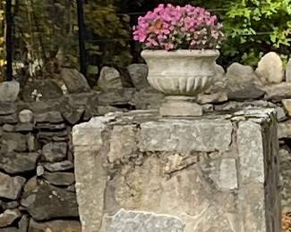 stone planter