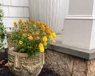 stone planter, planters
