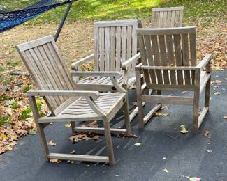 teak chairs