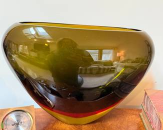 Murano Glass Vase - Large & Beautiful