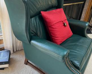 Leather recliner