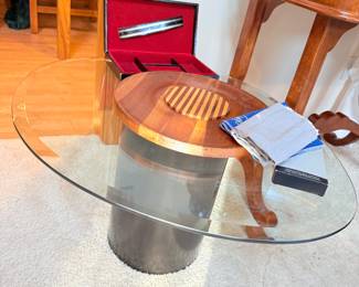Glass Accent Table