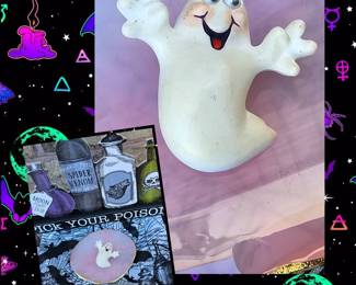 Ghost With Wiggle Eyes Brooch Vintage 1987 Hallmark  See Video