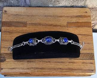 Lapis Lazuli Toggle Bracelet 