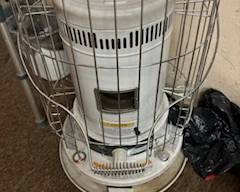 There are several small and roomsized heaters, plus a beautiful fireplace!