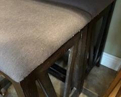 These are the stools.