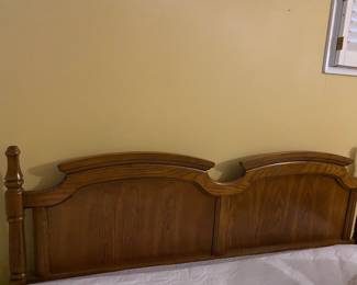 King bed, mattress and box springs (part of a 4 piece king suite)