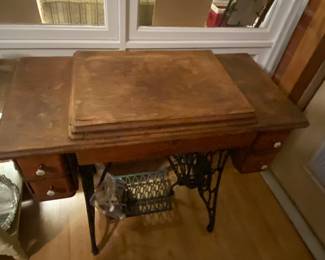 Antique Singer sewing machine