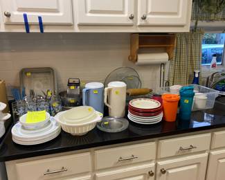 Dishes and plasticware