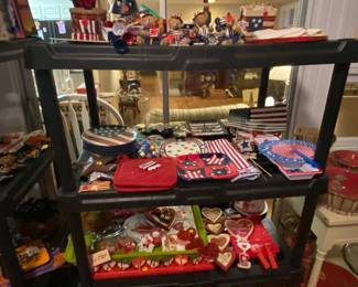 Fourth of July and Valentines items