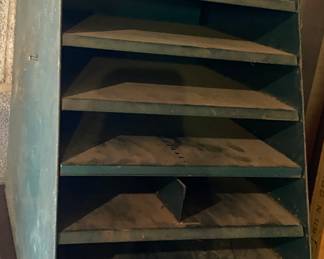 Vintage Metal Shelf File