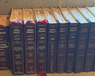 Several Vintage High Point City Directories