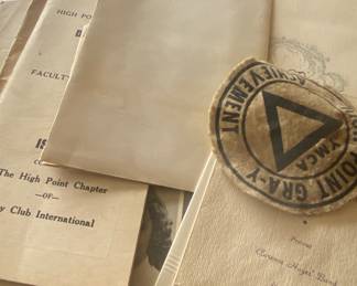 High Point High School Ephemera