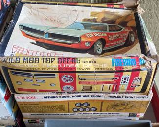 Built Models and Parts with Boxes