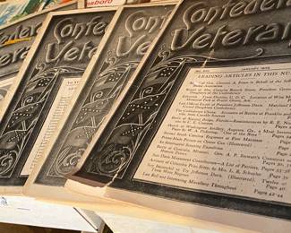 Old Confederate Veteran Magazine Contents