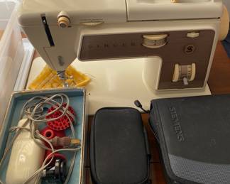 Vintage Singer Cabinet Sewing Machine