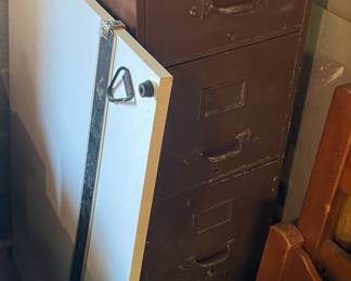 Drafting Board, File Cabinet
