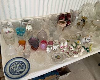 Assorted Glassware and China