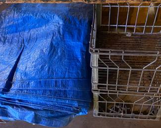 Milk Crates, Tarps
