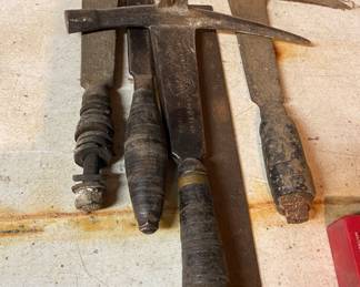 Old Slate Roofing Hammers