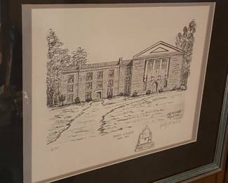 Signed and Numbered: "Trinty College" Print by Kitty White