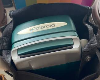 Green Polaroid Camera