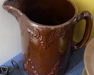 Stoneware Pitcher