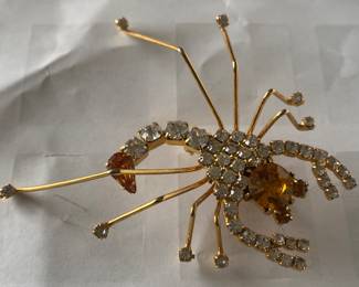 Vintage Scorpion Brooch