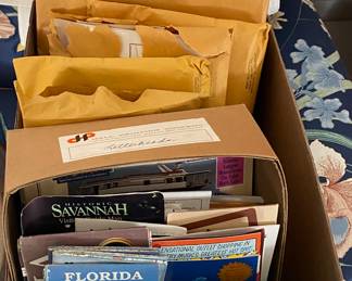 Assorted Maps and Travel Paperwork