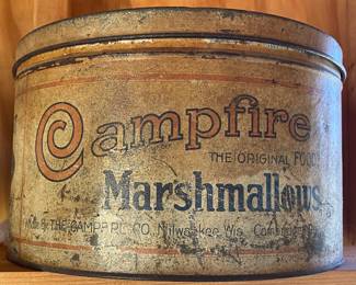 Old Campfire Marshmallows Tin