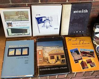 High Point N.C. and Randolph County Books