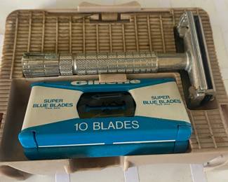 Vintage Gillette Razor and Blades