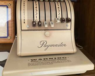 Old Paymaster Check Machine