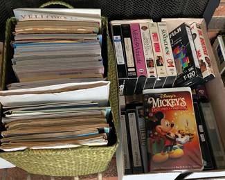 Magazines and VHS Tapes