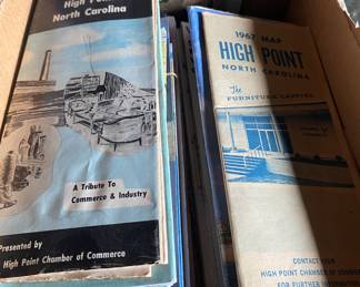 Vintage High Point Maps