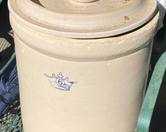 6 Gallon Stoneware Crock
