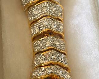 Large Vintage Leopard Brooch