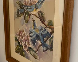 C. Lockhardt Bluebird Print