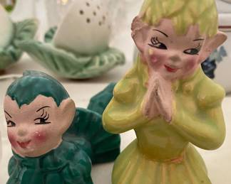 Pair of Pixie Figurines