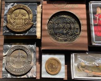 Vintage High Point College Paperweights