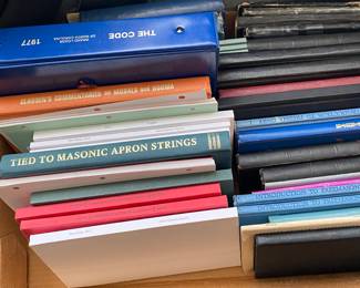 Masonic Books and Paper Ephemera