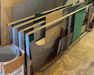 Heavy Duty Sheet Metal Holder with Contents