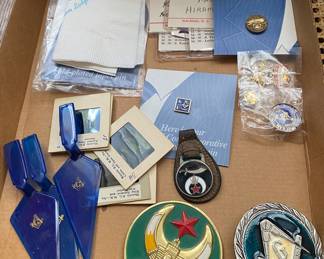 Lots of Masonic Items