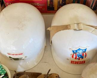 Vintage Soap Box Derby Helmets