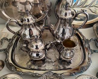 Silverplated Tea and Coffee Service