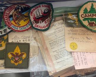 Uwharrie Council Patches and Paperwork