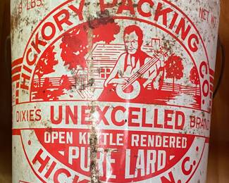 Hickory Packing Lard Can Hickory, N.C.