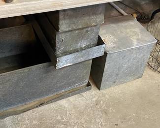 Galvanized Crates/Holders