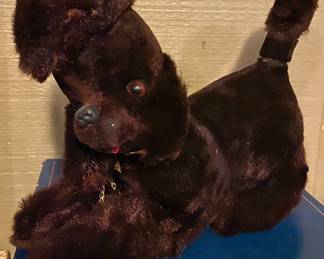 Vintage Plush Poodle Radios